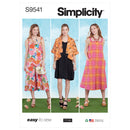 Simplicity Sewing Pattern S9541 MISSES' JUMPSUITS, DRESS AND JACKET-1