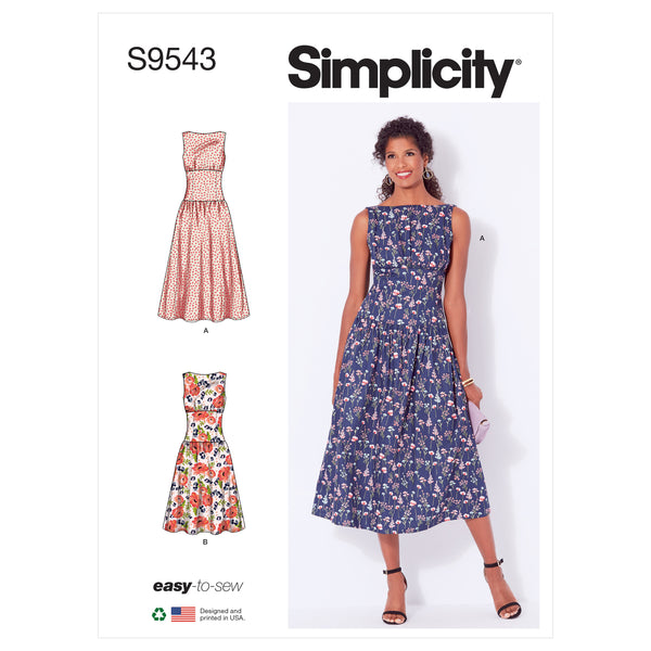 S9473, Simplicity Sewing Pattern Misses' Dresses and Jacket