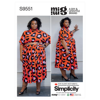 Simplicity Sewing Pattern S9551 WOMEN'S TOPS, SKIRT AND SHORTS