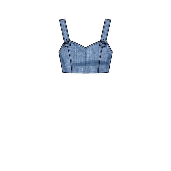 Simplicity Sewing Pattern S9552 MISSES' TOP AND SKIRTS