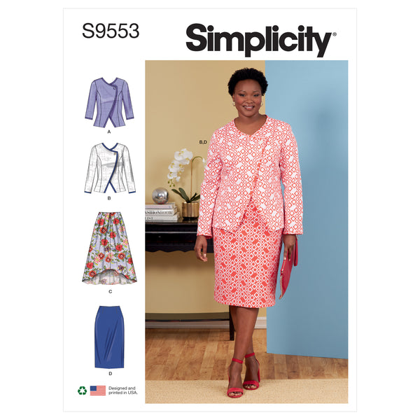 Simplicity Sewing Pattern S9553 WOMEN'S JACKET AND SKIRTS