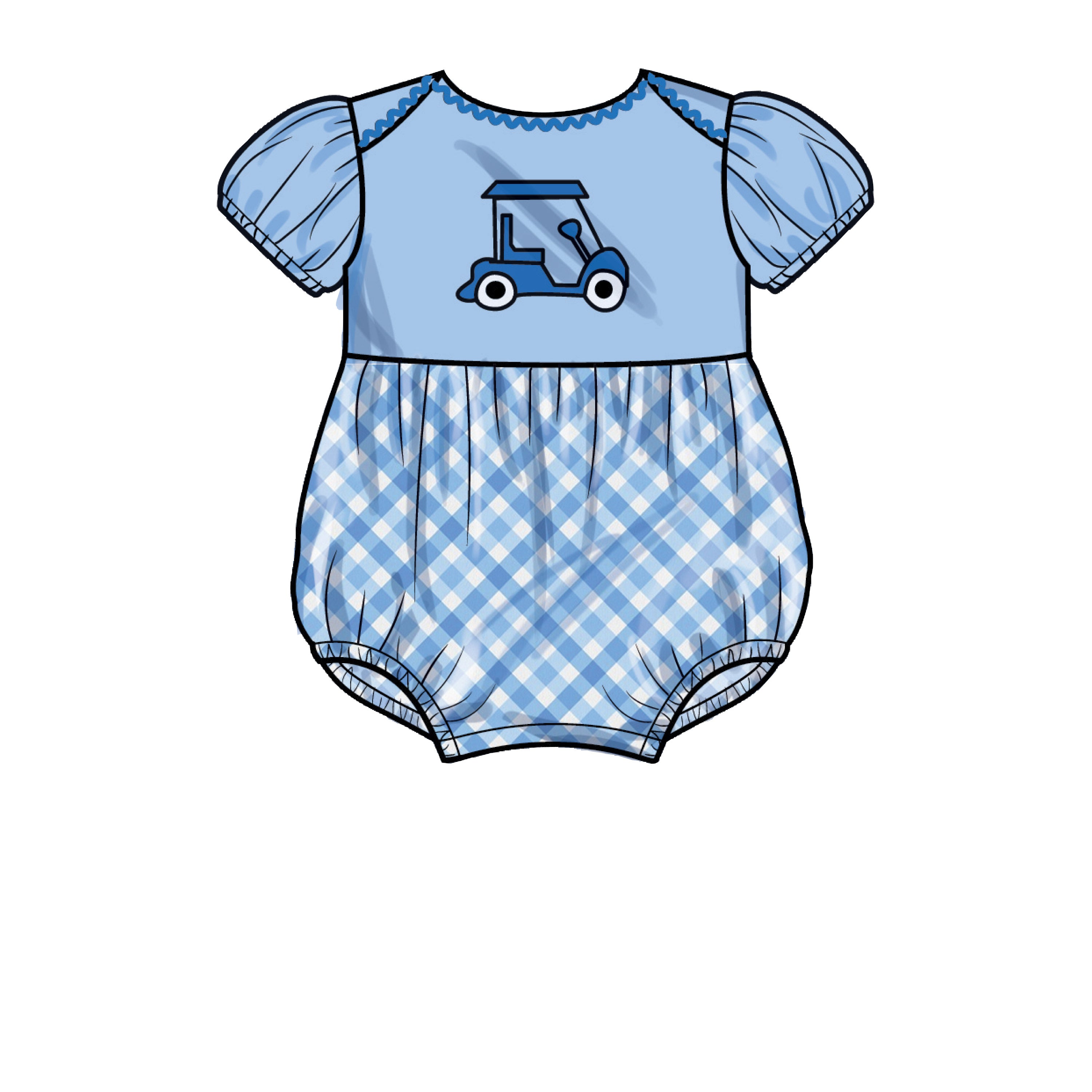 Simplicity Sewing Pattern S9557 BABIES' ROMPER