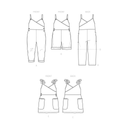 Simplicity Sewing Pattern S9558 TODDLERS' AND CHILDREN'S JUMPSUIT, ROMPER AND JUMPER