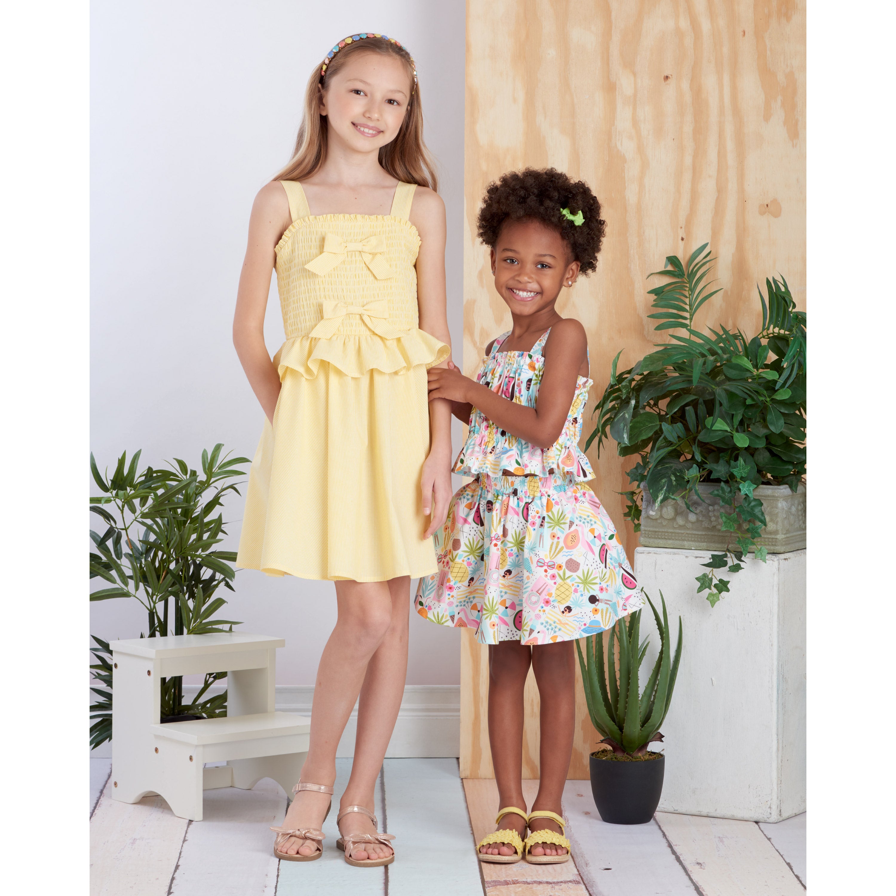 Simplicity Sewing Pattern S9560 CHILDREN'S AND GIRLS' DRESS, TOP AND SKIRT