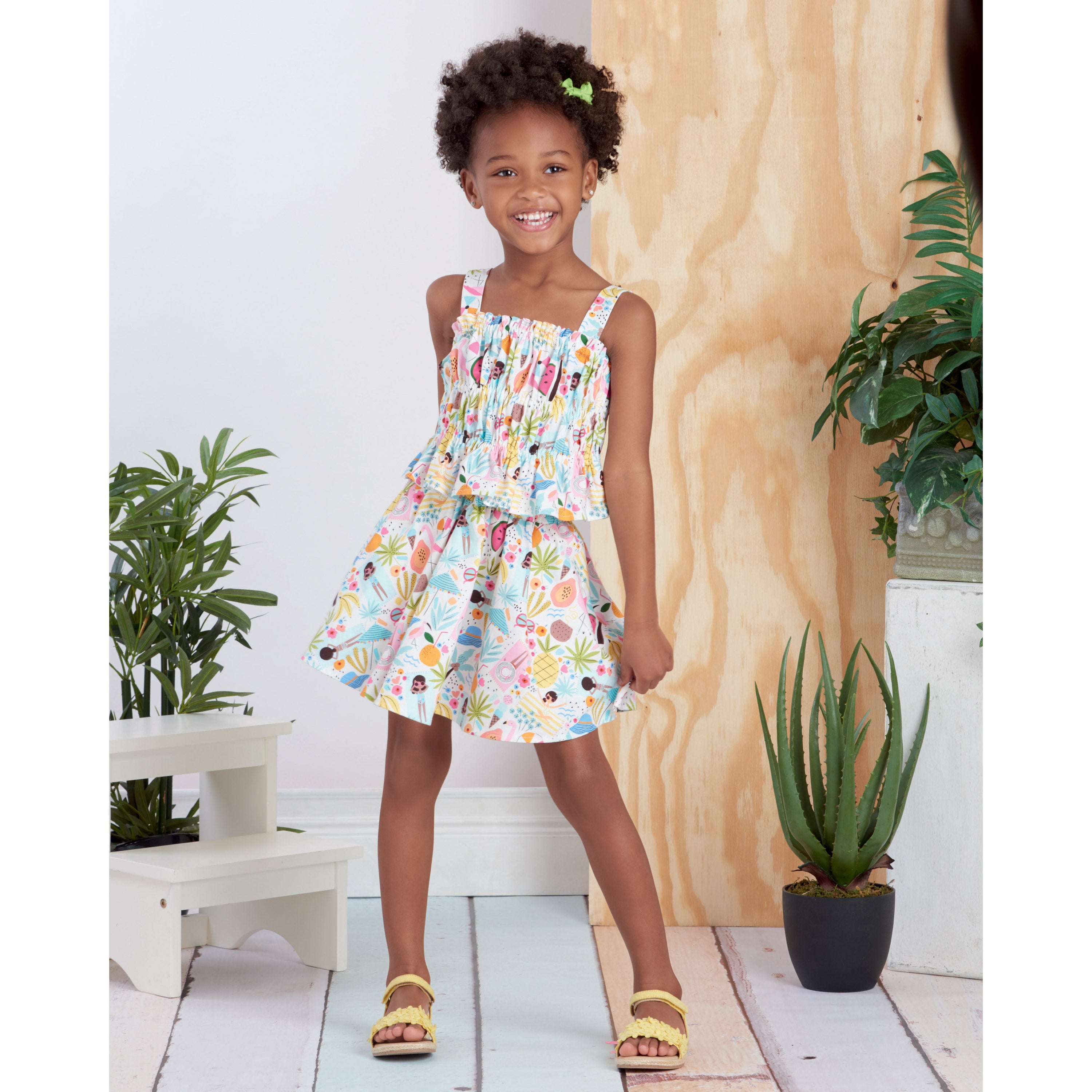 Simplicity Sewing Pattern S9560 CHILDREN'S AND GIRLS' DRESS, TOP AND SKIRT