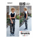 Simplicity Sewing Pattern S9561 BOYS' KNIT TOP AND WOVEN PANTS AND SHORTS-1