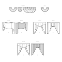 Simplicity Sewing Pattern S9571 VALANCES AND SWAGS