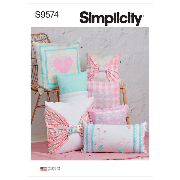 Simplicity Sewing Pattern S9574 PILLOWS