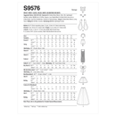 Simplicity Sewing Pattern S9576 CORSET, SLEEVES, COLLAR, SHORTS, DECORATIONS AND SKIRTS-11