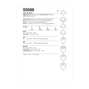 Patrón de costura Simplicity S9588 GORROS Y BABEROS PARA BEBÉS-8