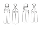 Simplicity Sewing Pattern S9590 MISSES' OVERALLS-6