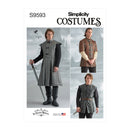 Simplicity Sewing Pattern S9593 MEN'S COAT, JACKET AND VEST-1