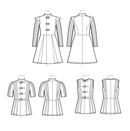 Simplicity Sewing Pattern S9593 MEN'S COAT, JACKET AND VEST-7