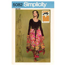 Simplicity Sewing Pattern S9595 MISSES' SUPER JIFFY WRAP AND TIE PANTSKIRT-1