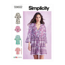 Simplicity Sewing Pattern S9602 MISSES' CAFTANS AND WRAPS-1