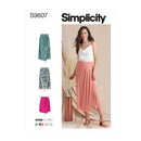 Simplicity Sewing Pattern S9607 MISSES' SKIRT-1