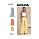 Simplicity Sewing Pattern S9608 MISSES' PANTS AND SKIRT-1