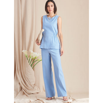 Simplicity Sewing Pattern S9612 MISSES' TOPS, PANTS AND SHORTS - 0