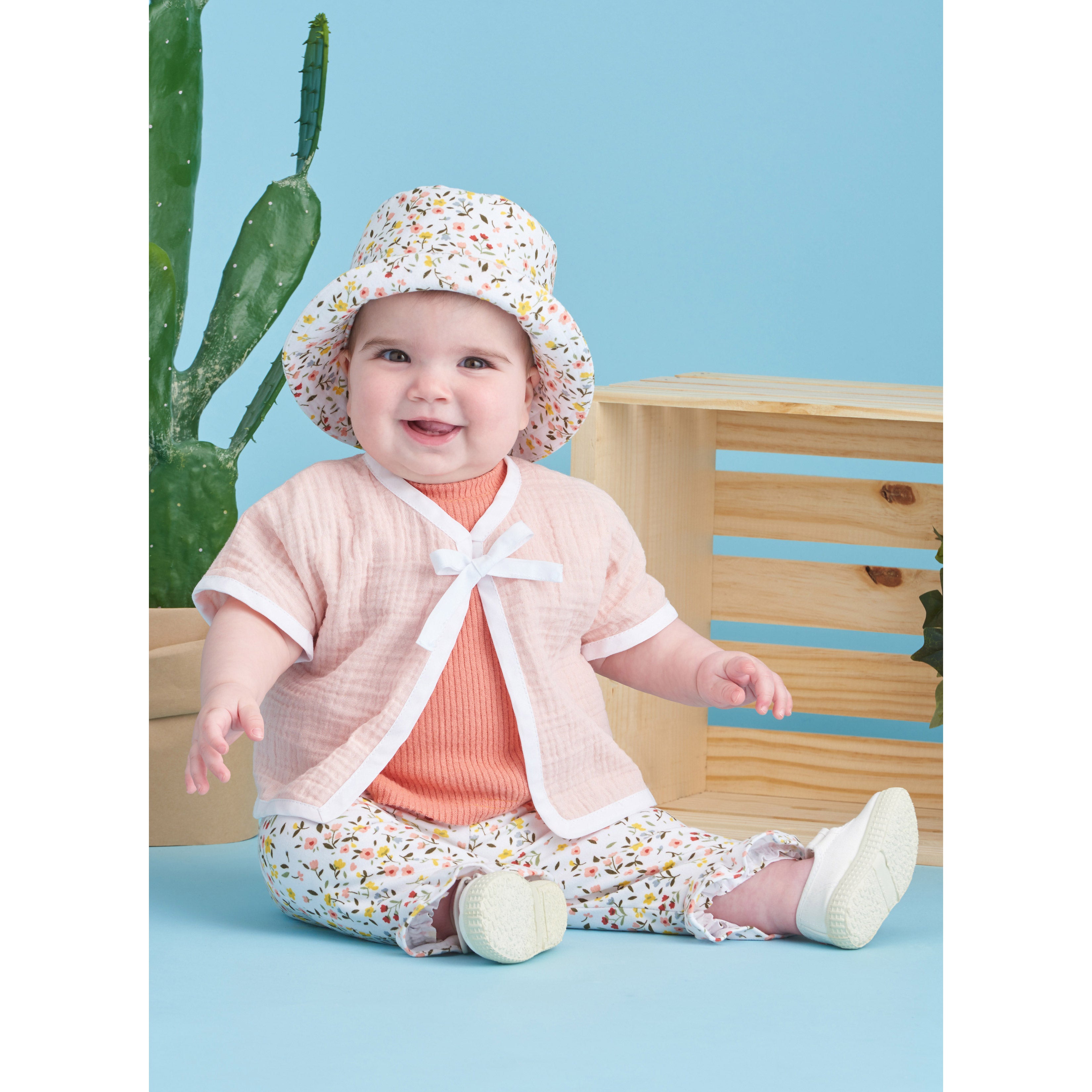 Simplicity Sewing Pattern S9616 BABIES' TEE-SHIRTS, JACKET, PANTS AND HAT