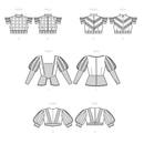 Simplicity Sewing Pattern S9627 MISSES' COSTUME TOPS BY ANDREA SCHEWE DESIGNS-7
