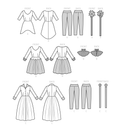 Simplicity Sewing Pattern S9632 MISSES' COSTUMES BY THERESA LAQUEY
