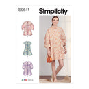 Simplicity Sewing Pattern S9641 MISSES' BUTTON DOWN DRESS-1