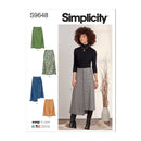 Simplicity Sewing Pattern S9648 MISSES' SKIRTS-1