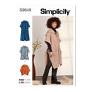 Simplicity Sewing Pattern S9649 MISSES' PONCHOS-1