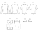 Simplicity Sewing Pattern S9651 MEN'S KNIT TOP, VEST AND HAT-7