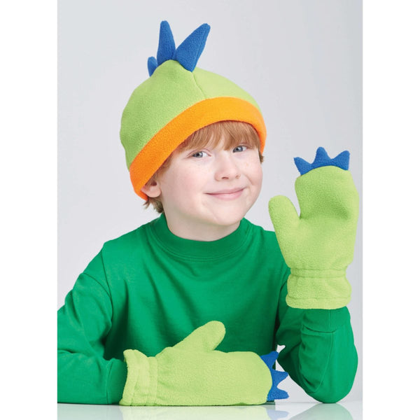 Simplicity Sewing Pattern S9657 CHILDREN'S HATS AND MITTENS IN SIZES S-M-L AND COWL SCARVES