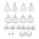 Simplicity Sewing Pattern S9662 HOLIDAY FASHION DOLL CLOTHES-6