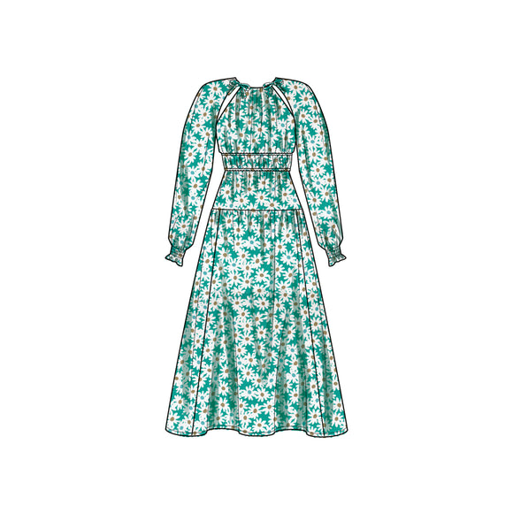 Simplicity Sewing Pattern S9678 MISSES' DRESS WITH SLEEVE AND LENGTH VARIATIONS