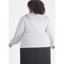 Simplicity Sewing Pattern S9680 WOMEN'S KNIT TOP WITH SLEEVE VARIATIONS-2