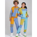 Simplicity Sewing Pattern S9695 GIRLS' AND BOYS' HOODIE AND JOGGER SET