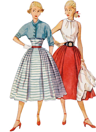 Simplicity Sewing Pattern S9699 MISSES' VINTAGE SKIRT, BLOUSE AND JACKET