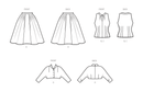 Simplicity Sewing Pattern S9699 MISSES' VINTAGE SKIRT, BLOUSE AND JACKET-3