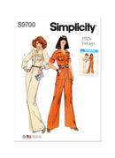 Simplicity Sewing Pattern S9700 MISSES' VINTAGE JUMPSUIT-1