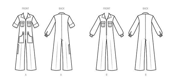 Simplicity Sewing Pattern S9700 MISSES' VINTAGE JUMPSUIT