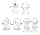 Simplicity Sewing Pattern S9702 MISSES' EMPIRE DRESS-7