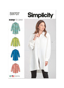 Simplicity Sewing Pattern S9707 MISSES' SHIRTS-1