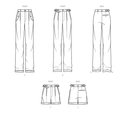 Simplicity Sewing Pattern S9709 MISSES' PANTS AND SHORTS-7