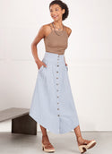 Simplicity Sewing Pattern S9710 MISSES' SKIRTS