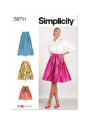 Simplicity Sewing Pattern S9711 MISSES' SKIRTS-1