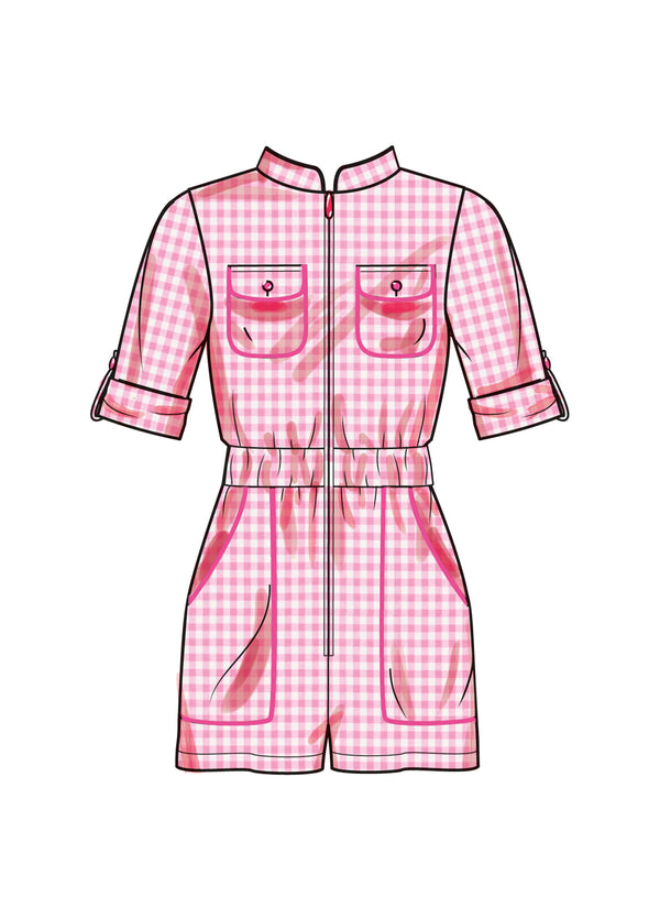 Simplicity Sewing Pattern S9722 CHILDREN'S AND GIRLS' JUMPSUIT, ROMPER AND DRESS