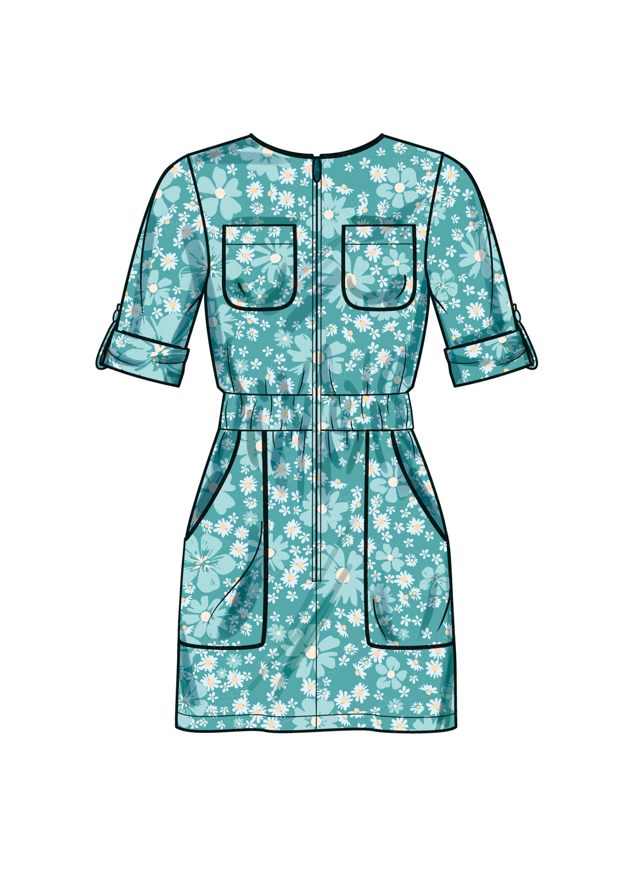 Simplicity Sewing Pattern S9722 CHILDREN'S AND GIRLS' JUMPSUIT, ROMPER AND DRESS