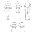 Simplicity Sewing Pattern S9722 CHILDREN'S AND GIRLS' JUMPSUIT, ROMPER AND DRESS