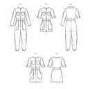 Simplicity Sewing Pattern S9722 CHILDREN'S AND GIRLS' JUMPSUIT, ROMPER AND DRESS-7