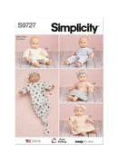 Simplicity Sewing Pattern S9727 15" BABY DOLL CLOTHES, HAT AND HEADBAND-1