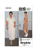 Simplicity Sewing Pattern S9740 MISSES' KNIT DRESS IN TWO LENGTHS BY MIMI G STYLE-1