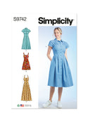 Simplicity Sewing Pattern S9742 MISSES' DRESSES